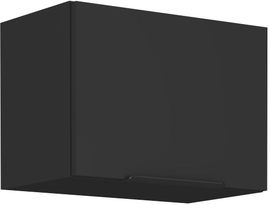 Viršutinė spintelė su gaubtu 50 cm Siena juoda matinė 50 GU-36 1F