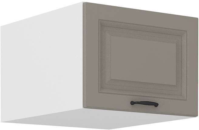 Žema gili viršutinė spintelė 50 cm Stillo balta/molio pilka 50 NAGU-36 1F