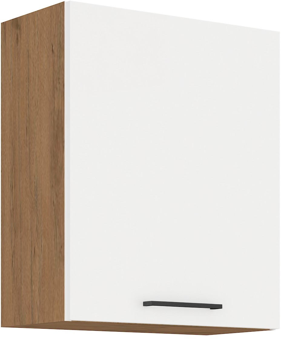 Vigo balta blizgi viršutinė spintelė 60 G-72 1F