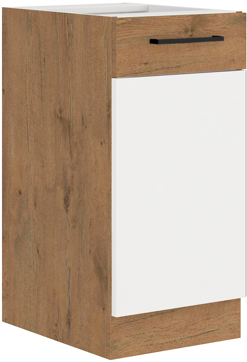 Vigo balta blizgi apatinė spintelė 40 D 1F BB