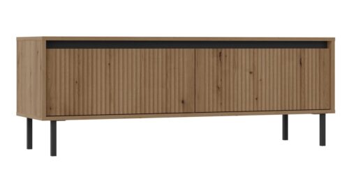 TV spintelė su stalčiais Osaka 2S, ąžuolo spalvos, „Evoke“