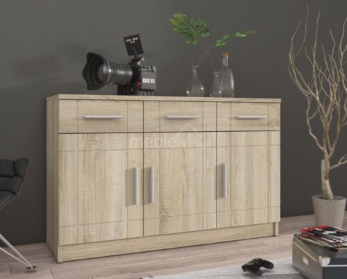 Paris SO 3F3S komoda – Sonoma ąžuolas