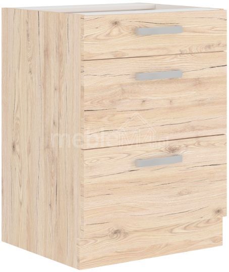 Apatinė spintelė su stalčiais Bordeaux 60 D 3S BB