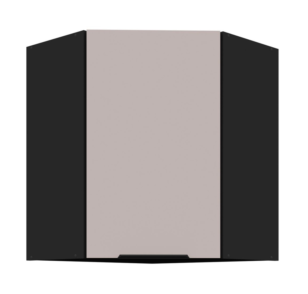 Viršutinė kampinė spintelė 60 cm Arona 58x58 GN-72 1F