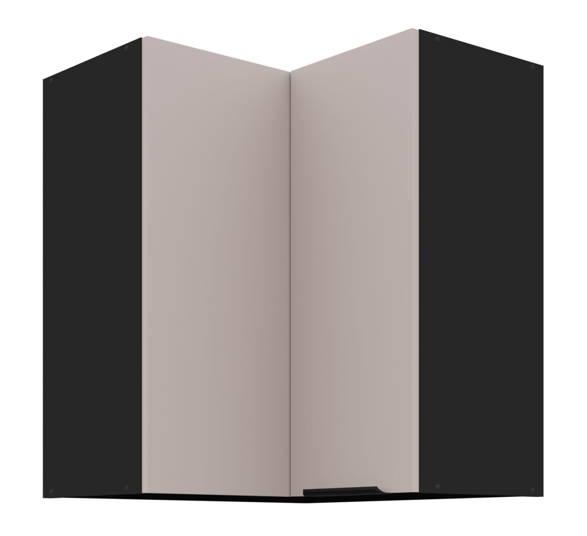 Viršutinė kampinė spintelė 60 cm Arona 58x58 GN-72 2F 90 laipsnių