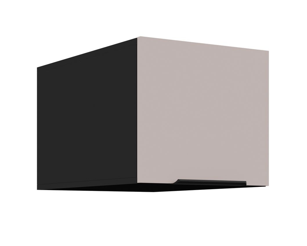 Žema gili viršutinė spintelė 40 cm Arona juoda matinė 40 NAGU-36 1F