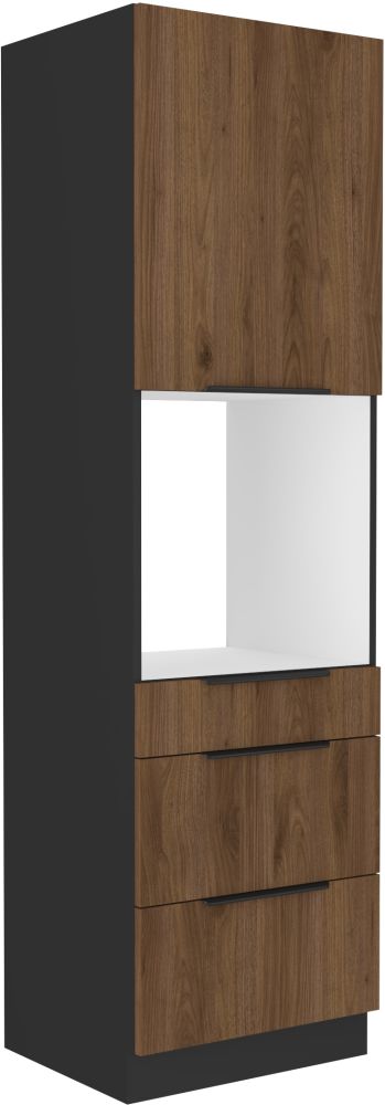 60 cm koloninė spintelė su stalčiais Monza 60 DPS-210 3S 1F