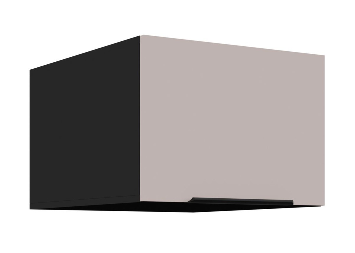 Žema gili viršutinė spintelė 50 cm Arona juoda matinė 50 NAGU-36 1F