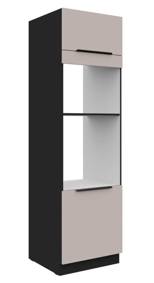 60 cm koloninė spintelė su orkaite ir mikrobangų krosnele Arona 60 DPM-210 2F