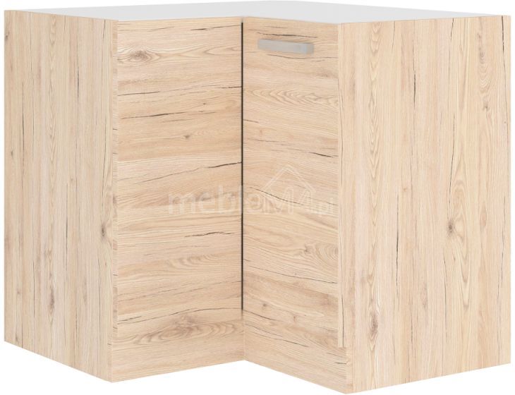 Bordeaux apatinė kampinė spintelė 89x89 DN 1F BB