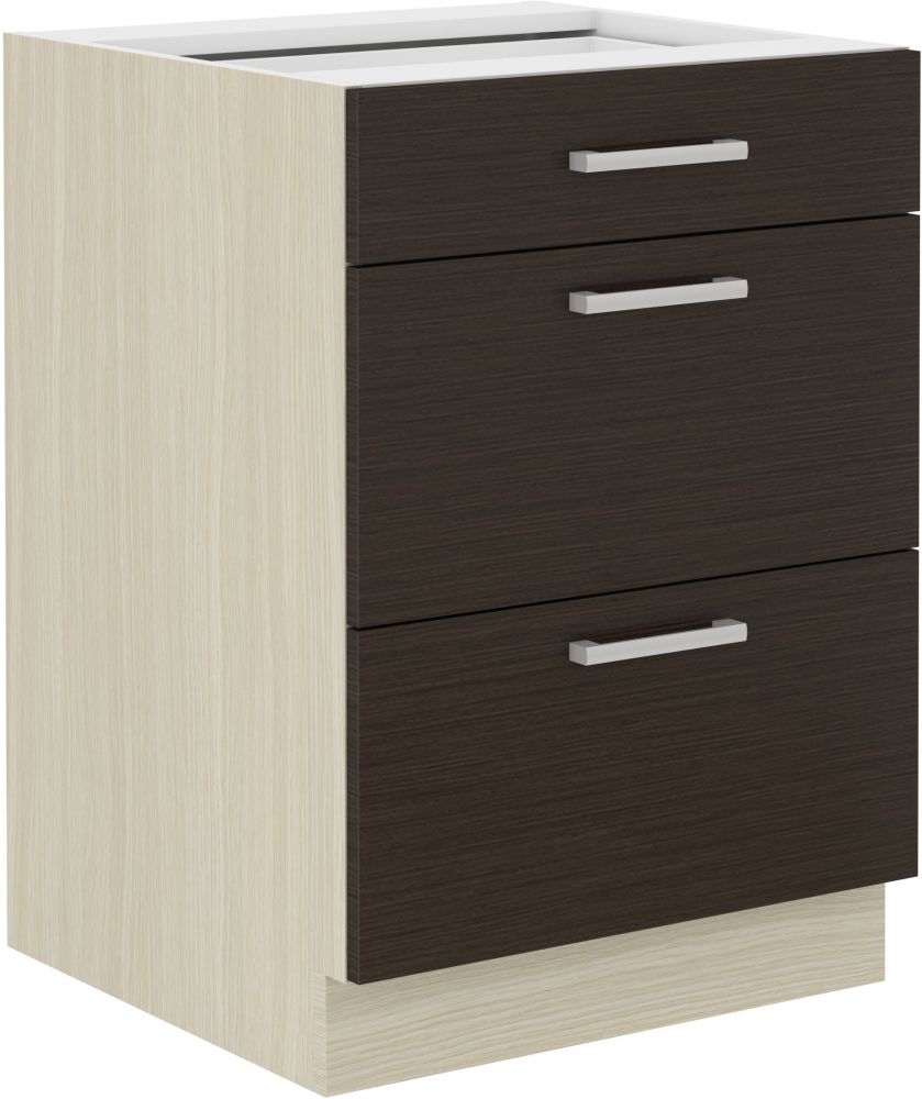 Chamonix 60 D 3S BB apatinė spintelė su stalčiais