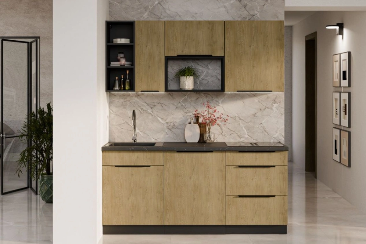 Virtuvės komplektas 180 cm Cremona, virtuvė 180 cm