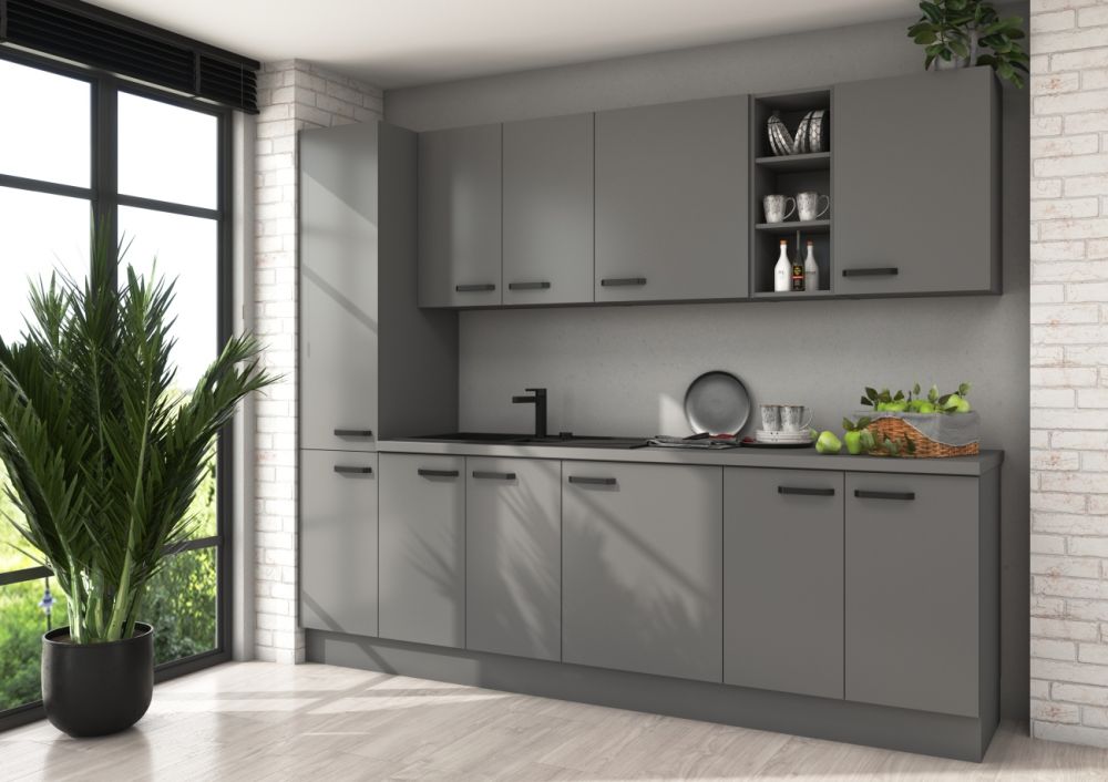 Nessa 260 cm virtuvės baldų komplektas