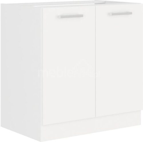 Apatinė kriauklės spintelė Eko White 80 ZL 2F BB