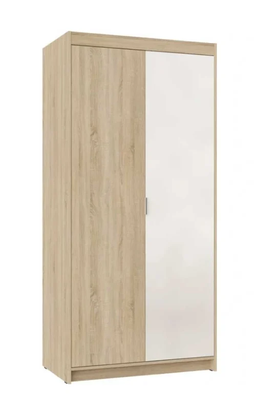 Elena 2D spinta, Sonoma ąžuolo spalvos, su veidrodžiu