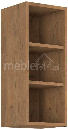 Atvira viršutinė lentyna 30 cm ąžuolo spalvos „Lancelot“ 30 GOTW-72