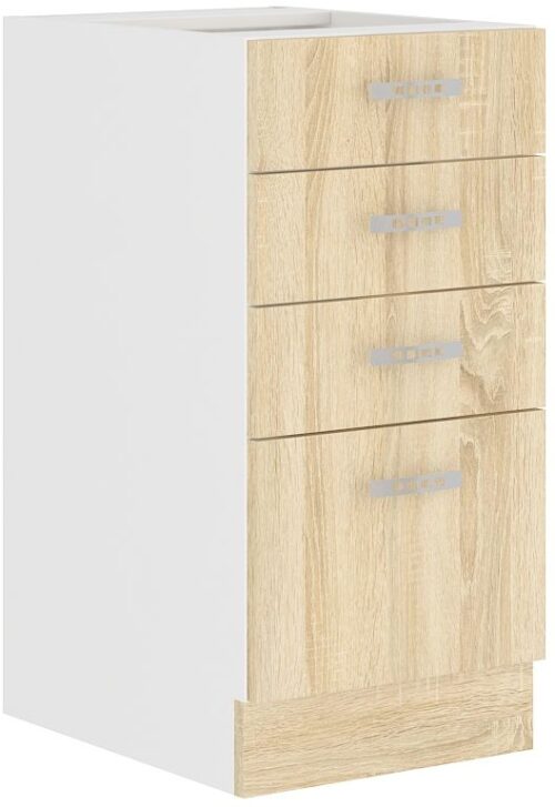 Apatinė spintelė su stalčiais Sara sonoma 40 D 4S BB