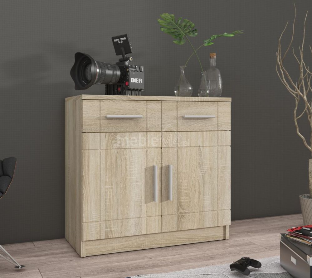 Paris SO 2F2S komoda - Sonoma ąžuolas