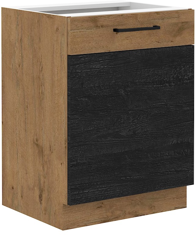 Apatinė spintelė 60 cm 60 D 1F BB Vigo Dark