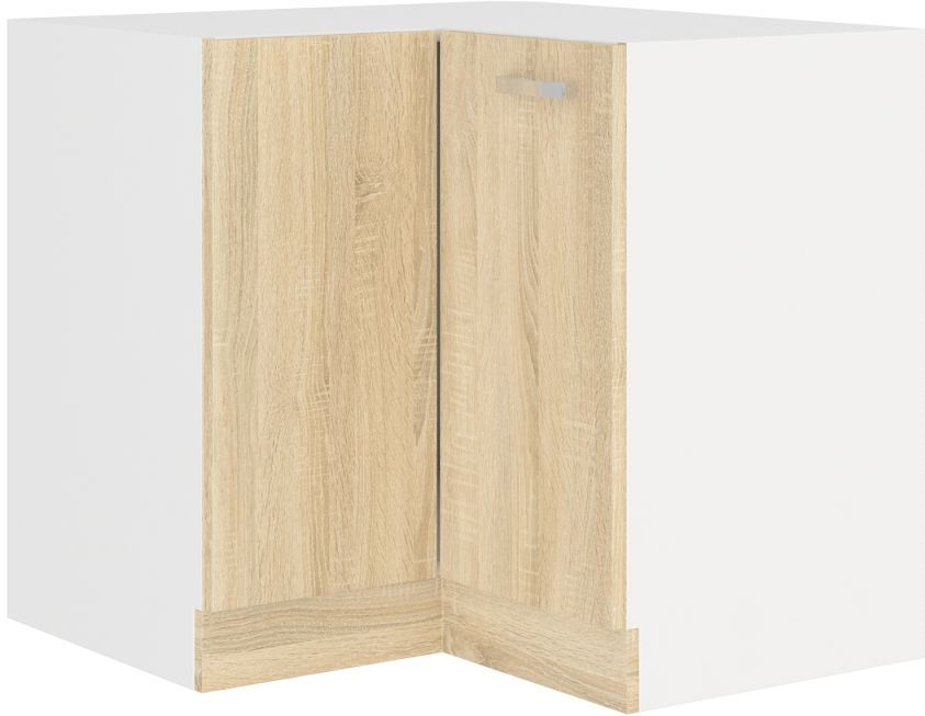 Sara Sonoma apatinė kampinė spintelė 89x89 DN 1F BB