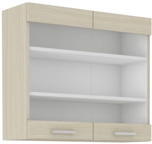 Viršutinės spintelės vitrina Chamonix 80 GS-72