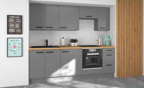 Nessa 240 cm virtuvės baldų komplektas