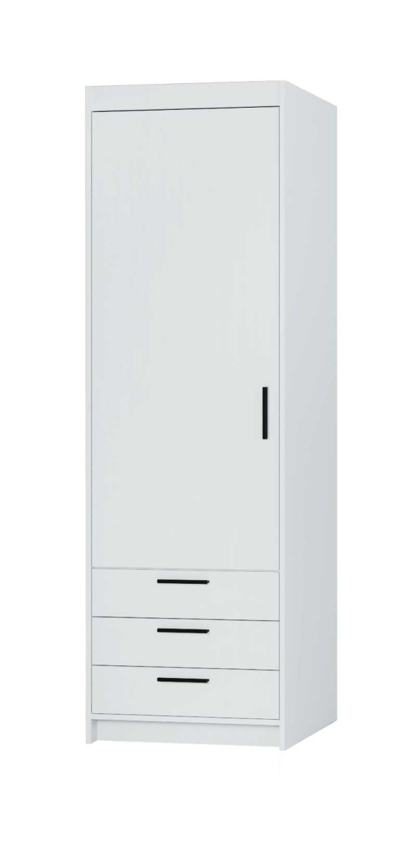 Elena spinta su stalčiais 1D3S balta matinė