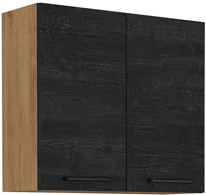 Viršutinė spintelė 80 cm 80 G-72 2F Vigo Dark