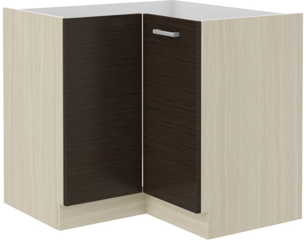 Chamonix apatinė kampinė spintelė 89x89 DN 1F BB