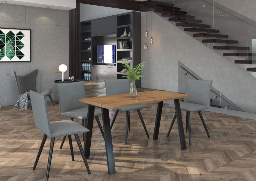 Kleo palėpės stalas, ąžuolo spalvos „Lancelot“, 4 dydžiai