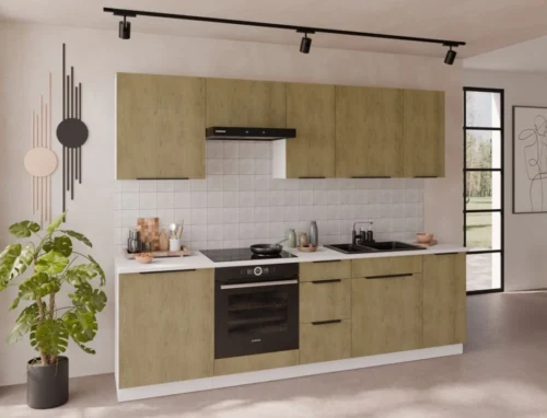 Virtuvės komplektas 260 cm Cremona, virtuvė 260 cm