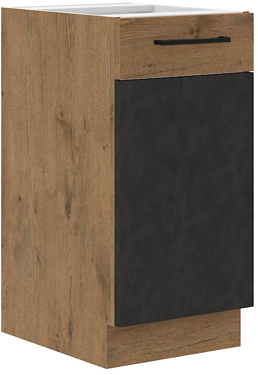 Vigo apatinė spintelė, matinio grafito spalvos 40 D 1F BB