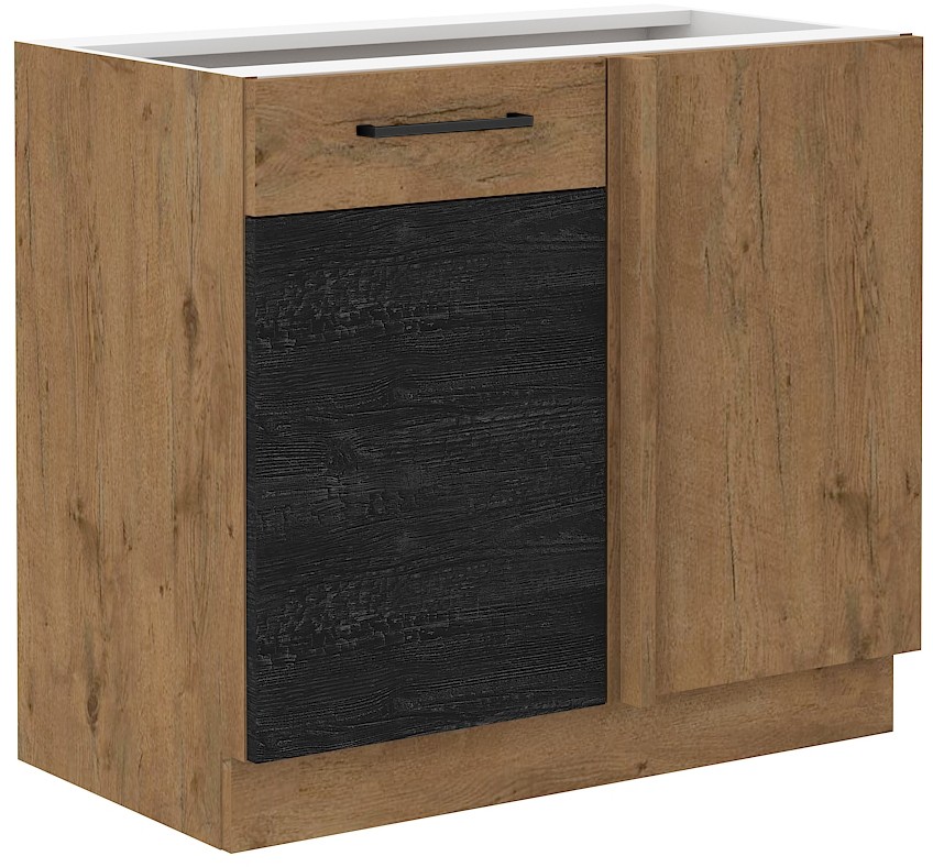 Apatinė spintelė 105/60 cm kampinė 105 ND 1F BB Vigo Dark