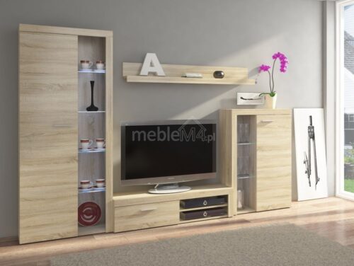 Rumba sieninė spintelė – Sonoma ąžuolas