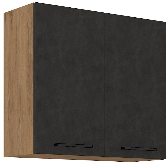 Vigo viršutinė spintelė grafito matinė 80 G-72 2F