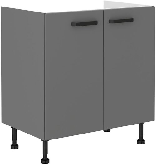 Apatinė spintelė 80 cm, Nessa 80ZL 2F BB kriauklė