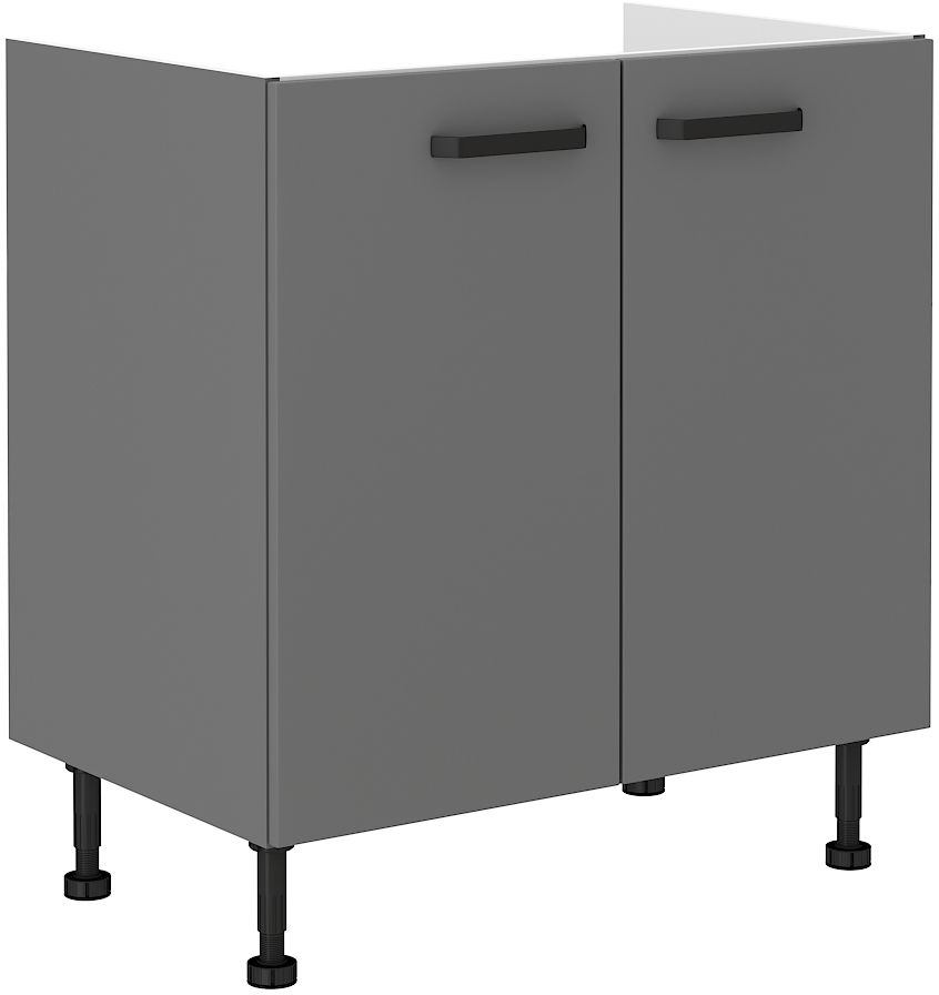 Apatinė spintelė 80 cm, Nessa 80ZL 2F BB kriauklė