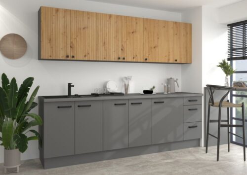 Virtuvės baldų komplektas 260 cm Ava + Nessa