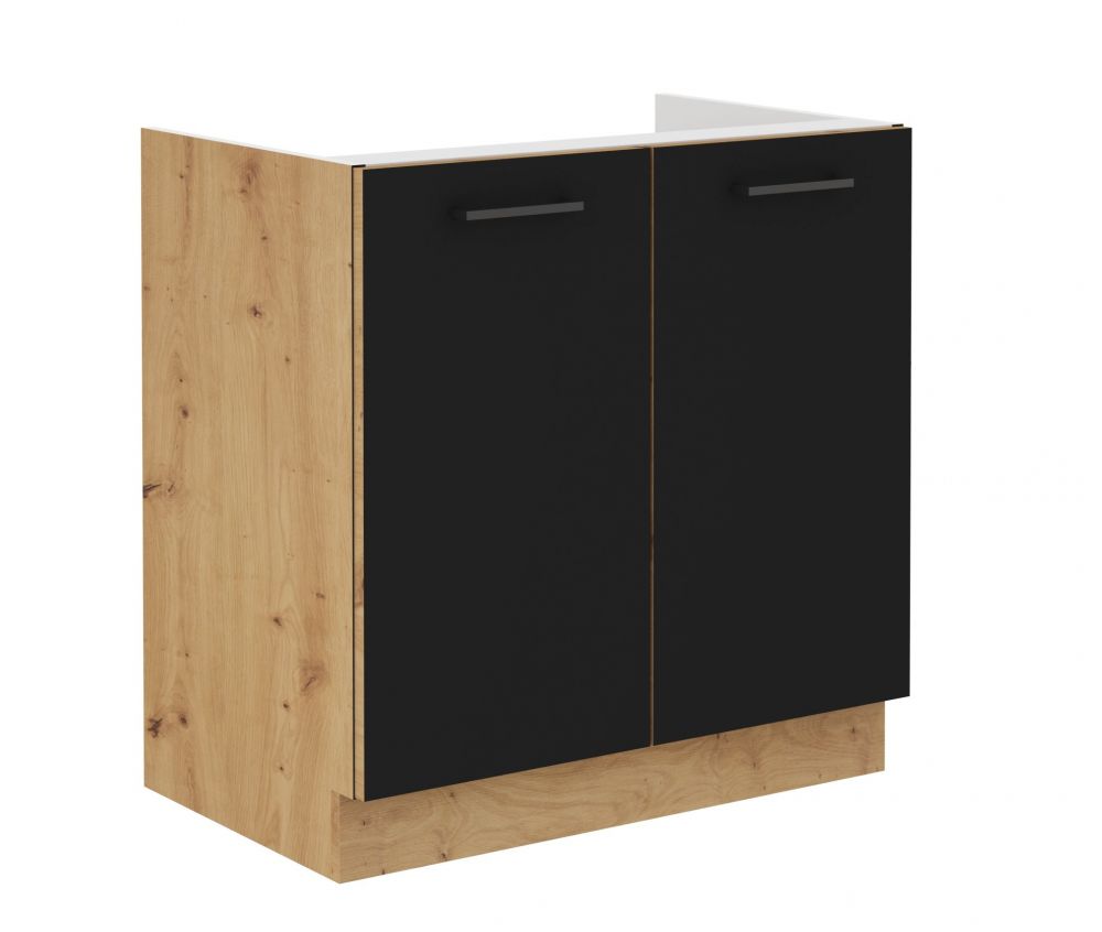 Apatinė spintelė 80 cm, kriauklė Modena 80 ZL 2F BB