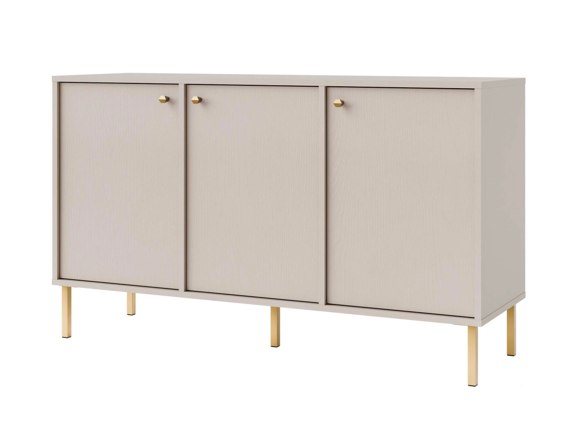 Tokyo 3F komoda su spintelėmis, smėlio spalvos