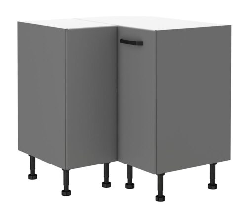 Apatinė kampinė spintelė 90/90 cm Nessa 90×90 ND 2F BB