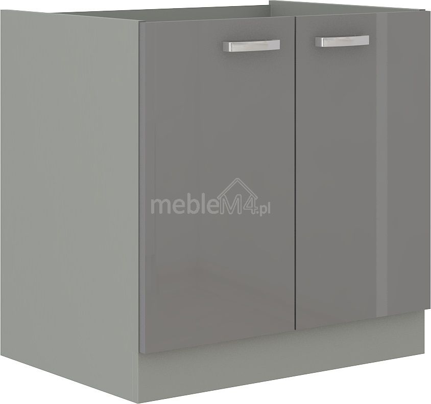 Pilka 80 D 2F BB apatinė spintelė