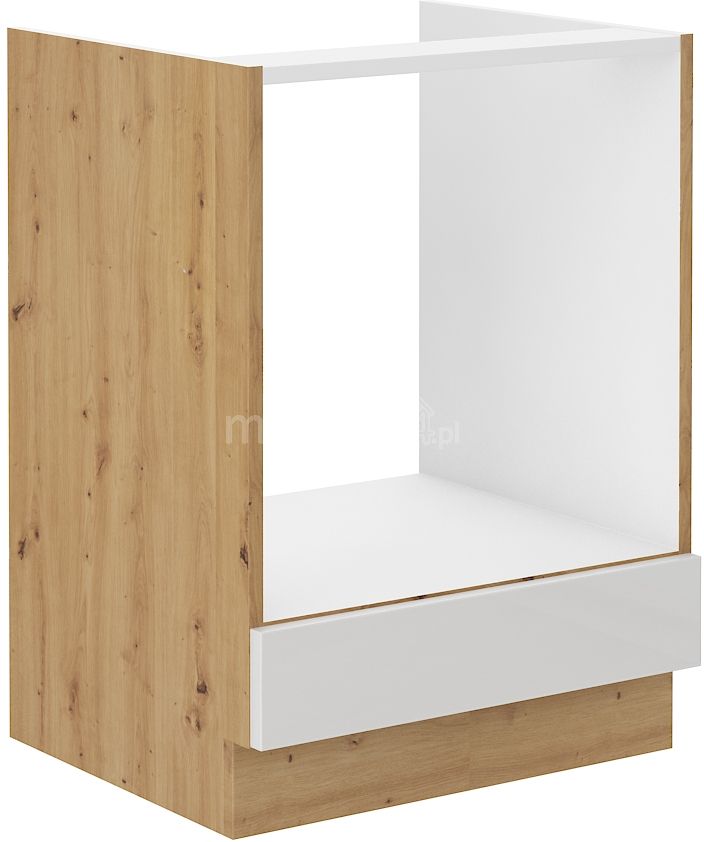 „Artisan“ orkaitės apatinė spintelė, balta, blizgi, 60 D, dujinė, BB