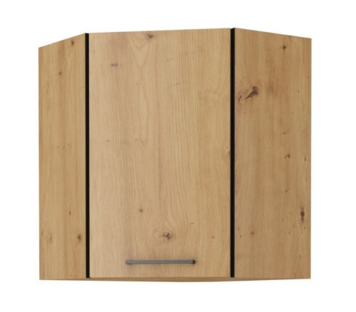 Viršutinė spintelė 60/60 cm kampinė Modena 60×60 GN-72 (45 laipsnių) 1F