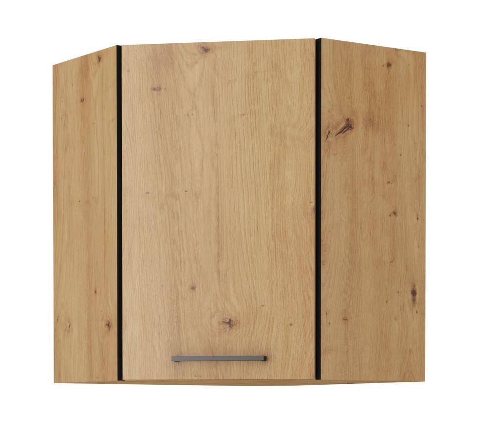 Viršutinė spintelė 60/60 cm kampinė Modena 60x60 GN-72 (45 laipsnių) 1F