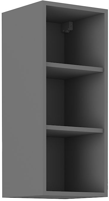 Atvira viršutinė lentyna 30 cm antracito spalvos 30 GOTW-72