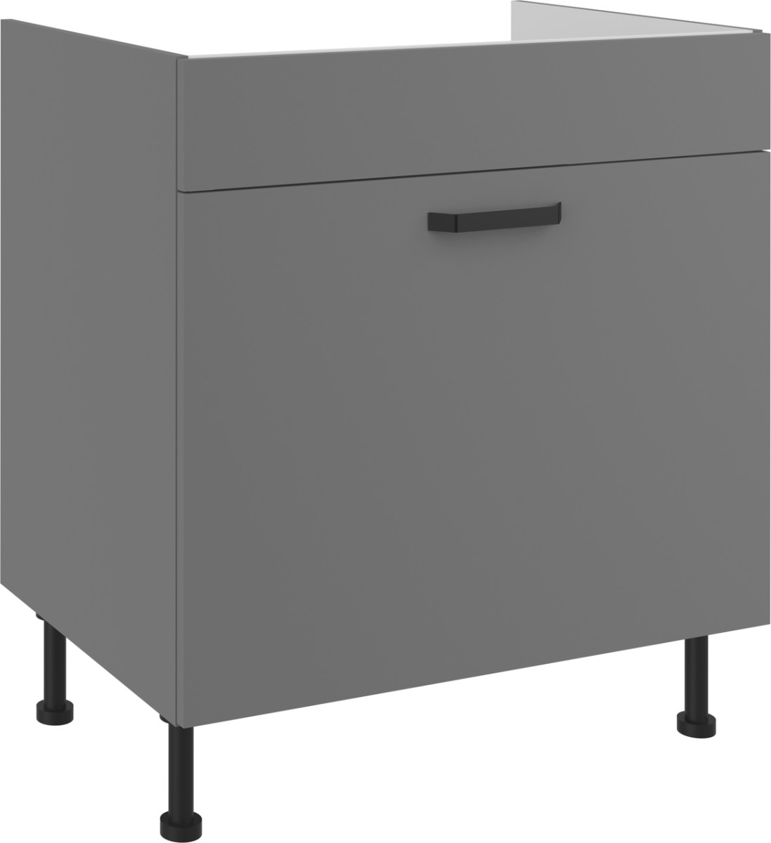 Apatinė spintelė 80 cm kriauklės stalčiui Nessa 80 ZL 1S BB PREMIUM BOX