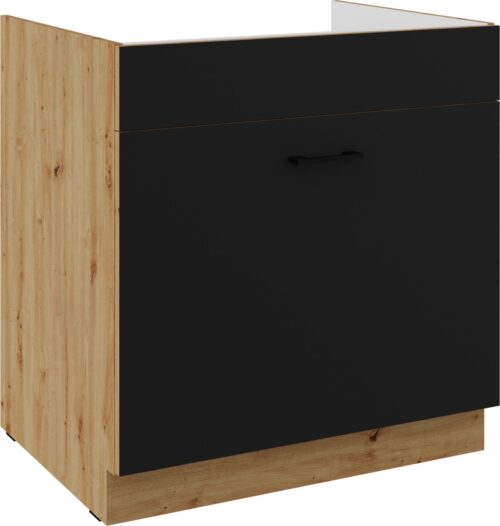 Apatinė spintelė 80 cm, kriauklė, stalčius Modena 80 ZL 1S BB PREMIUM BOX