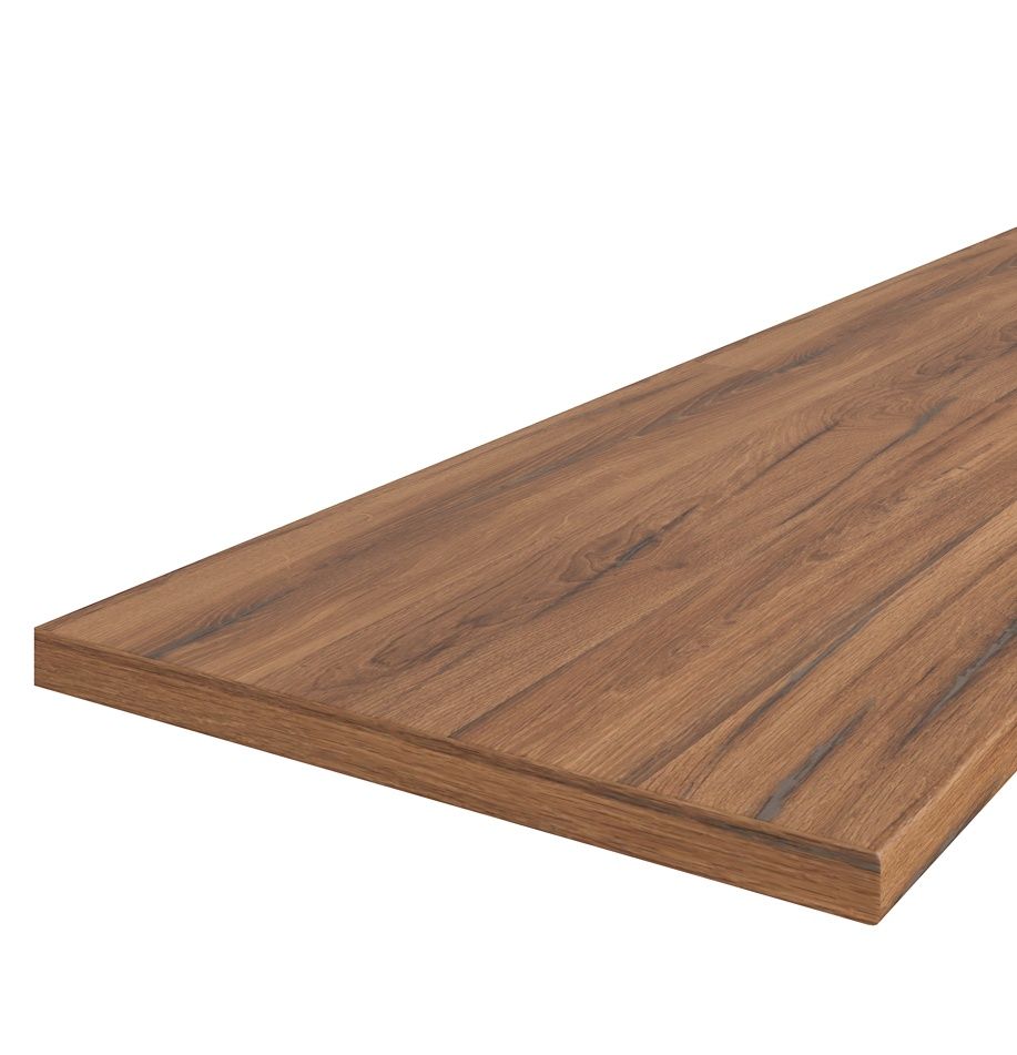 Virtuvės stalviršio gamintojas 10, storis 38 mm, tamsaus ąžuolo „Estana“