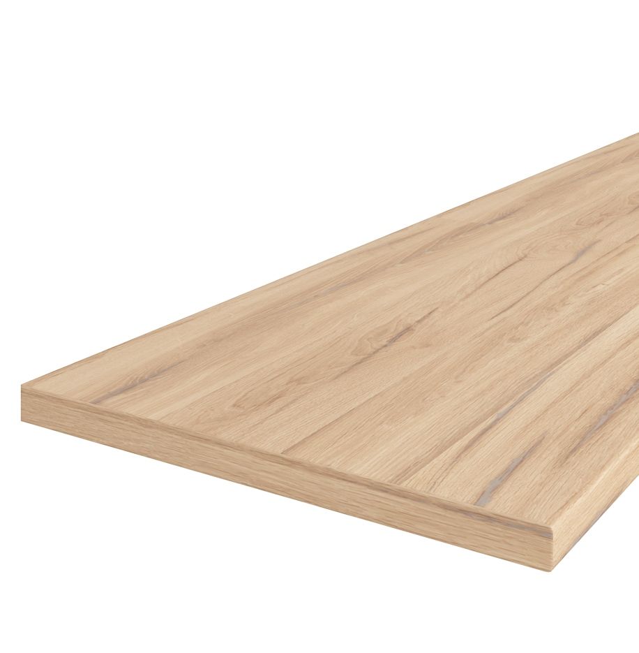 Virtuvės stalviršio gamintojas 10, storis 38 mm, šviesus Estana ąžuolas